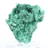 Natürliche grüne Malachit aus dem Kongo als faseriges Aggregat, auf Sockel - 4