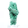 Malachit aus dem Kongo mit faseriger Struktur, Mineralexemplar auf Sockel - 1