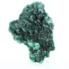 Malachit aus dem Kongo mit faseriger Struktur, Mineralexemplar auf Sockel - 3