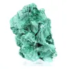 Dichte Malachit mit engen Fasern aus dem Kongo, Mineral auf Acryl - 0