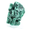 Dichte Malachit mit engen Fasern aus dem Kongo, Mineral auf Acryl - 3