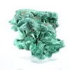 Gedrungener Block aus faseriger Malachit aus dem Kongo, mineralische Dekoration - 1