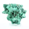 Gedrungener Block aus faseriger Malachit aus dem Kongo, mineralische Dekoration - 2