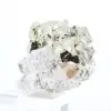 Pyritprobe aus Peru mit goldenen Oktaederkristallen - 7