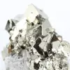 Pyritprobe aus Peru mit goldenen Oktaederkristallen - 8