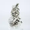 Pyrit aus Peru in oktaedrischen Formen – Sammlermineral auf einem Sockel - 1