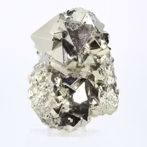 Oktaedrischer Pyrit aus Peru, Rohstein für Sammler
