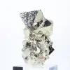 Pyrit-Oktaeder aus Peru – Natürliches Exemplar auf einem Sockel - 2
