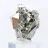 Mineralogisches Exemplar von oktaedrischem Pyrit aus Peru
