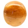 Gelber Trommelstein aus madagassischem Quarz zur Mineraliendekoration - 1
