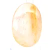 Gelber Quarz-Trommelstein aus Madagaskar mit polierter Oberfläche - 1