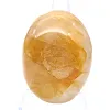 Gelber Quarz-Trommelstein aus Madagaskar, poliertes Exemplar - 0
