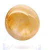 Gelber Quarz-Trommelstein aus Madagaskar für die Mineralienvitrine - 1