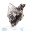 Morion-Quarzkristall brasilianischer Herkunft, Acryl-Präsentationsständer - 6