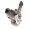 Morion-Quarzkristall aus Brasilien, schwarzes Mineral auf Sockel montiert - 6