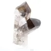 Morion-Quarz aus Brasilien, kleine kristallisierte Spitze auf Sockel - 3