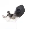 Kompakter Morion-Quarzkristall aus Brasilien auf Acrylsockel - 4