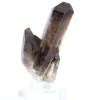 Morion-Quarz aus Brasilien im Kleinformat, feine Spitze mit Sockel - 0