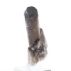 Morion-Quarz aus Brasilien im Kleinformat, feine Spitze mit Sockel - 6