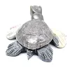 Dekorative Schildkröte aus natürlichem bolivianischem Speckstein - 4