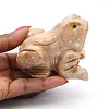 Geschnitzter Frosch aus Speckstein aus Bolivien - 0