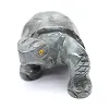 Schildkröte aus bolivianischem Speckstein für Mineraliensammlungen - 2