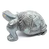 Schildkröte aus bolivianischem Speckstein für Mineraliensammlungen - 3
