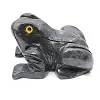 Dekorativer Frosch aus bolivianischem Specksteinstein - 1