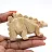 Geschnitzter Stegosaurus aus Speckstein aus Bolivien