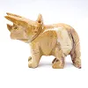 Triceratops aus natürlichem Speckstein aus Bolivien - 1
