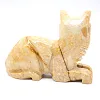 Geschnitzte Katze aus Speckstein aus Bolivien - 3