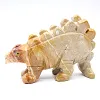 Stegosaurus aus bolivianischem Speckstein: prähistorische Figur - 1