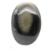 Goldobsidian-Trommelstein aus Mexiko, polierter Naturstein - 1