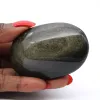 Goldobsidian-Trommelstein aus Mexiko, Exemplar mit 90 g - 0
