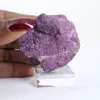Rohe Purpurit aus Portugal auf Sockel – Mineralspezimen - 1