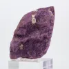 Roher portugiesischer Purpurit – Mineralogisches Exemplar auf Sockel - 3